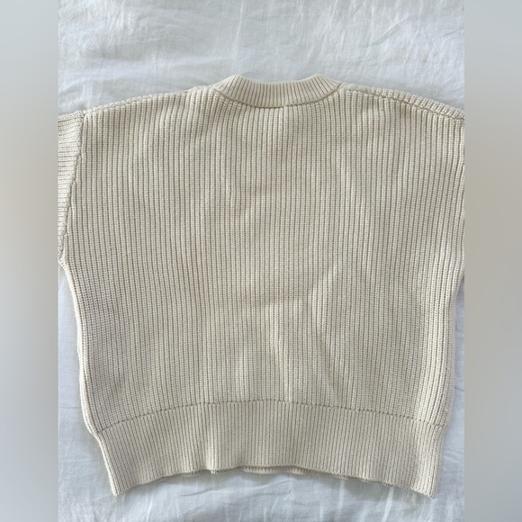 Varley Cream Cable Knit Sweater - Picture 3 of 8